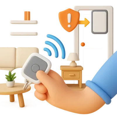 Botón de emergencia portable