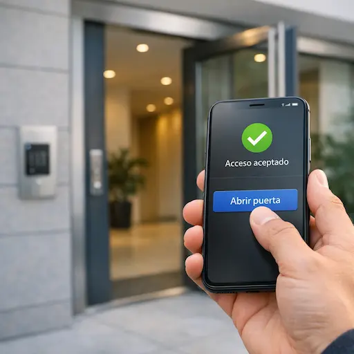 App móvil control de accesos