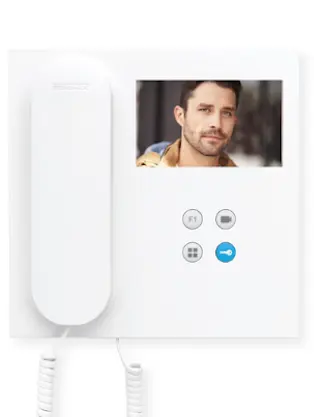 Monitor de videoportero con pantalla pequeña